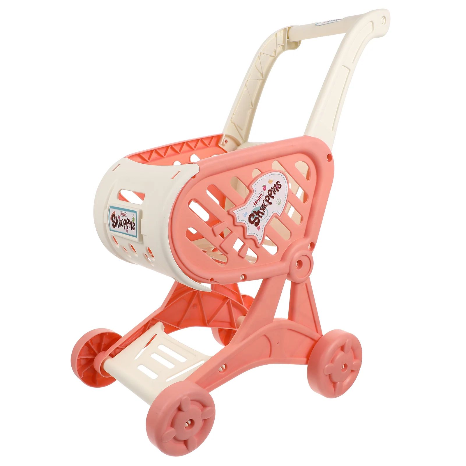 

Simulation Shopping Cart Kids Playing Toy Trolley Dolls Storage Rack Simulated Supermarket Baby Strollers