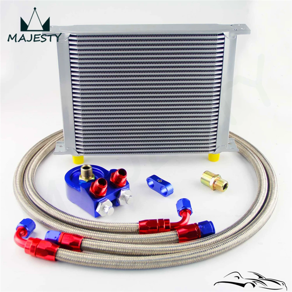 

30 Row AN-8AN Engine Oil Cooler + Oil line Filter adapter Universal Kit