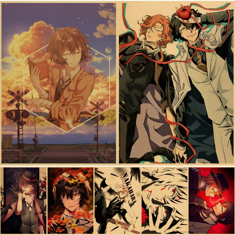

Bungou Stray Dogs Wall posters art print affiche murale islam painting bedroom decor bilder art print schilderij obraz