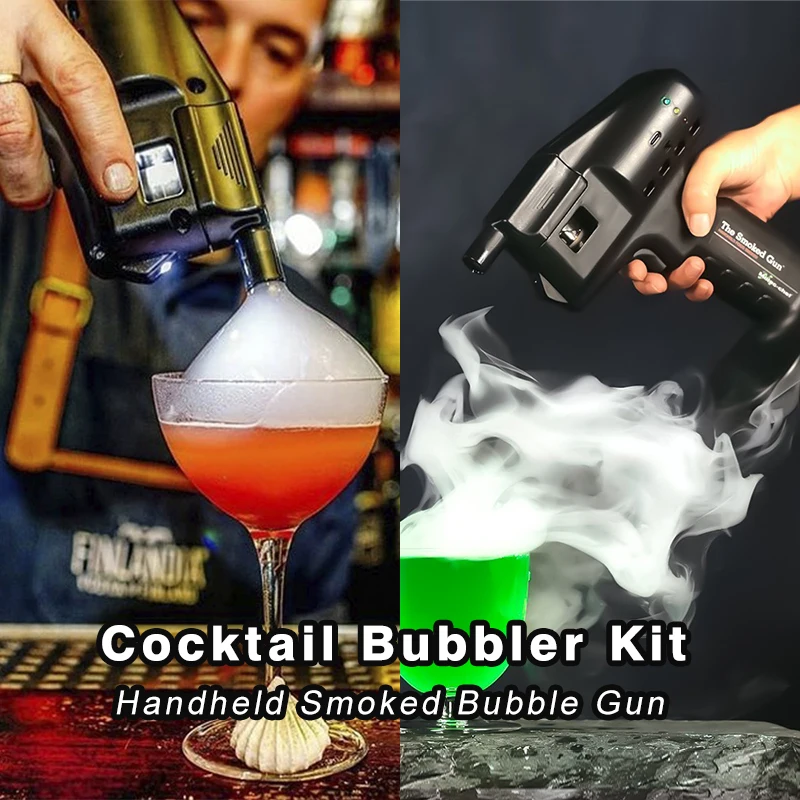 

Ручной пистолет для приготовления дыма, Миксер Для барного вина, машина для приготовления дыма, набор для приготовления коктейлей, молекулярной кухни