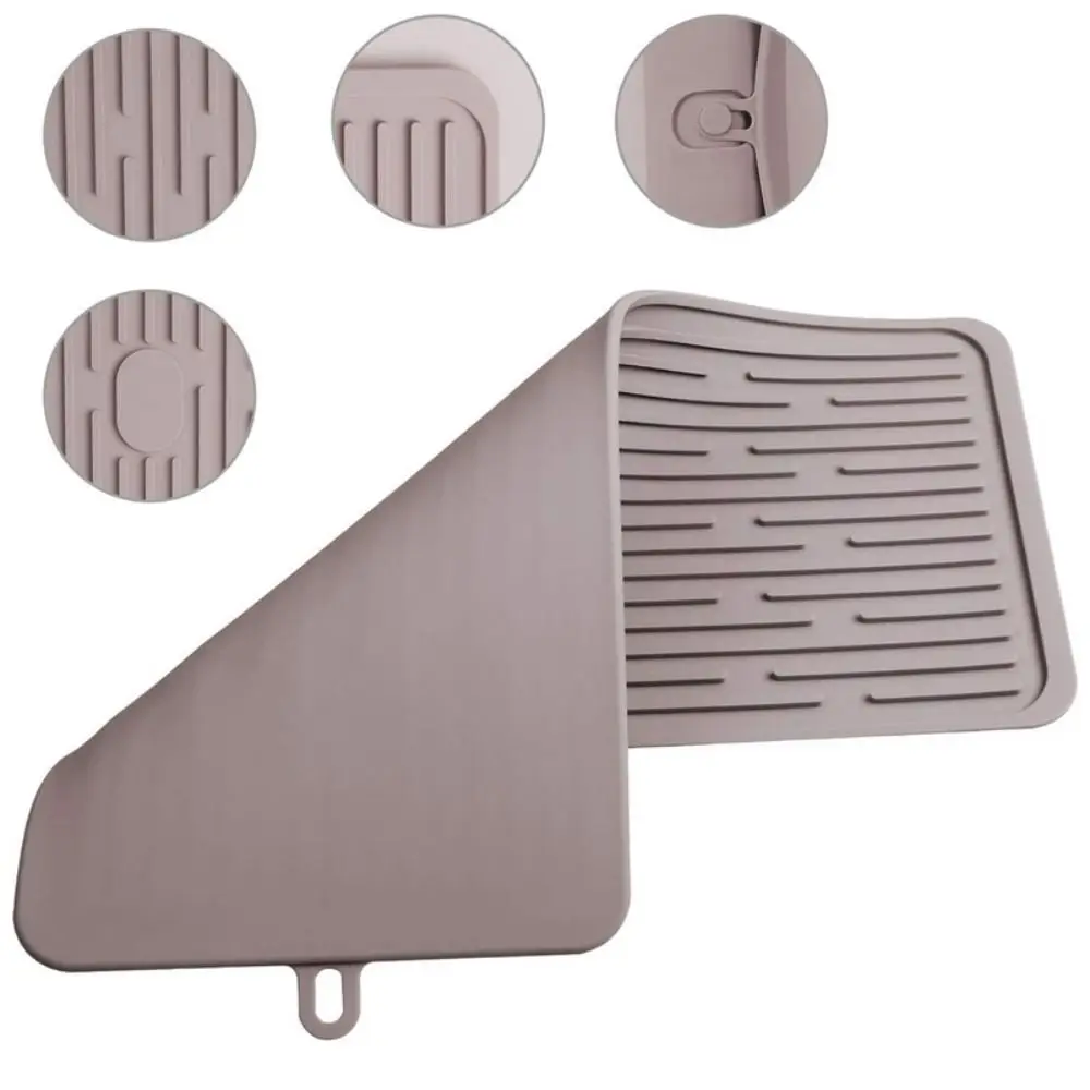 

Стойка для сушки кухонных блюд, толстая стойка для фильтров с глубокими канавками, прокладка для отвода, сушильный коврик, ситечко для раковины