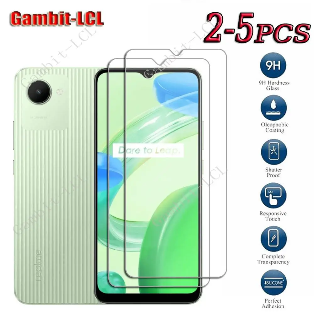 

9H Original Tempered Glass For Realme C30 C30s Narzo 50i Prime 50iPrime RealmeC30 Screen Protection Protector Cover Film Cover