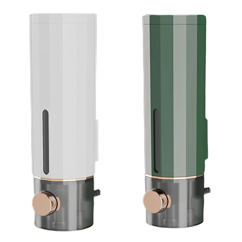 

450ml Manual Soap Dispenser Wall Mounted Shampoo Container Shower Dispenser Holds Shampoo Conditioners Shower Gel