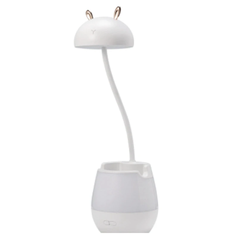 

Children's Special Study Desk Mini Bedroom Bedside Eye Lamp Dormitory Student Charging Mushroom Pen Holder Lamp