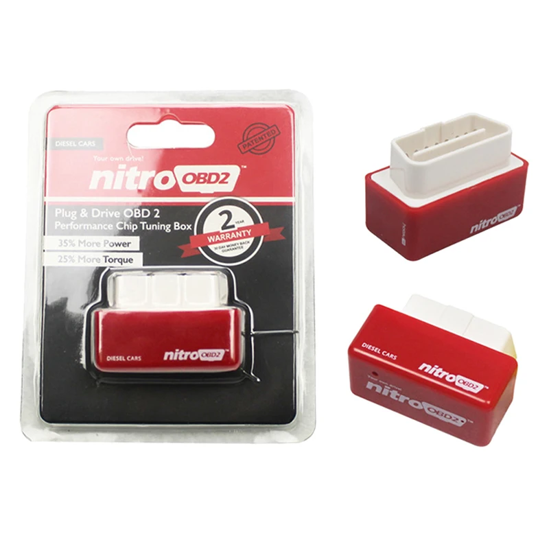 Nitro obd2 ecoobd2 15% Топливо сэкономить больше питания настройки чип -настройки ECU. -