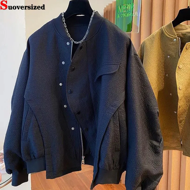 

Korean Fashion Streetwear Chaquetas Bomber Chic Black Jaquetas Design Women Short Baseball Coat Spring Fall Loose Casual Jacket