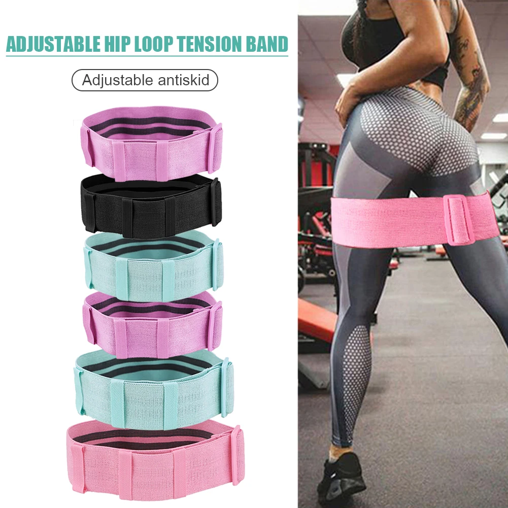 

Yoga Fitness Butt Lift Hip Circle Adjustable Training Pilates Resistance Band Exerciser Equipments Gym Training