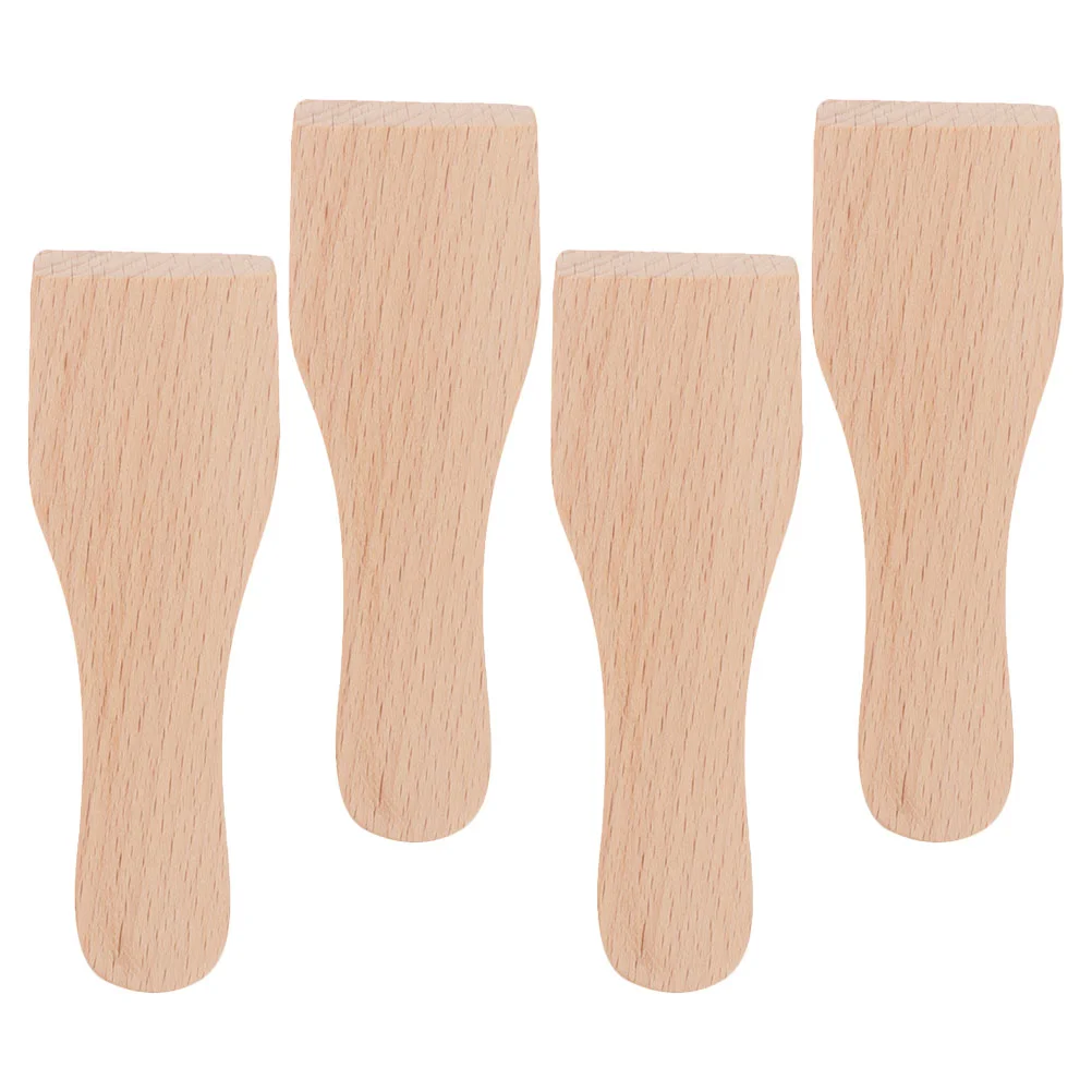 

4 шт. шпатель для масла, специальные инструменты, шпатель для украшения тортов, лопатка из бука для пиццы, деревянный разделитель для глазури