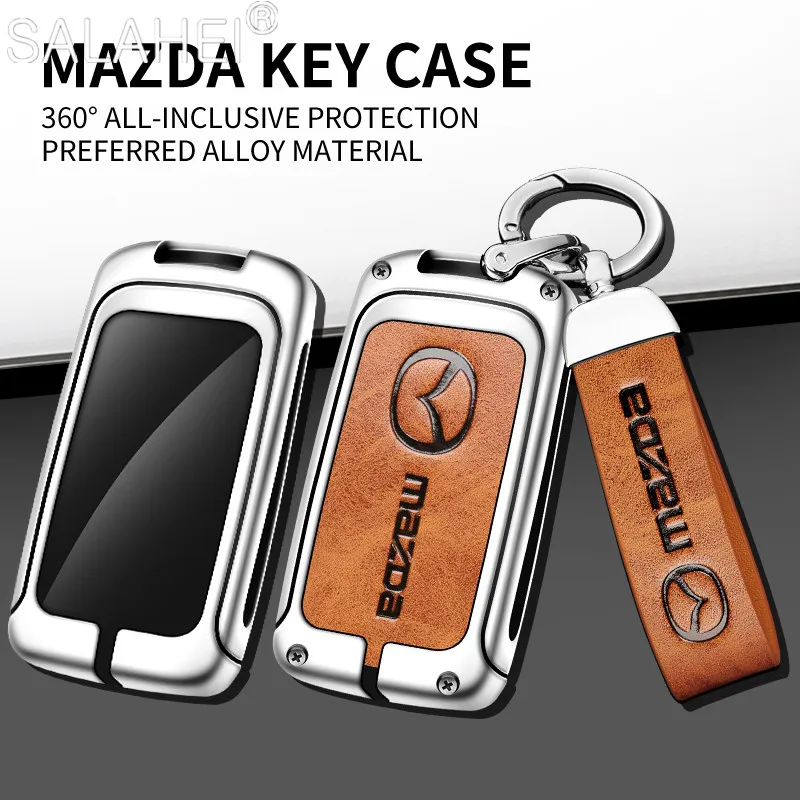 

Car Remote Key Case Cover Fob For Mazda 3 Alexa CX30 CX-30 CX-5 CX5 CX3 CX-3 CX8 CX-8 CX9 CX-9 Protector Keyless Accessories