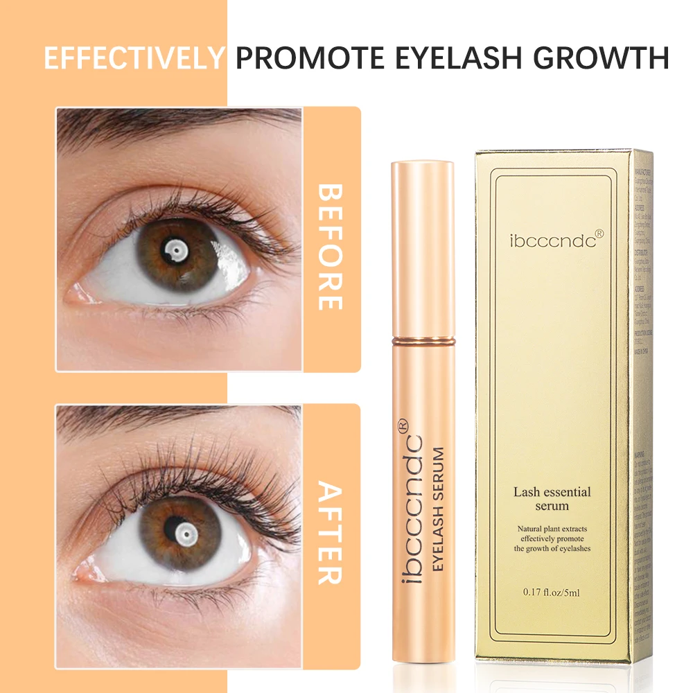 

5ml Eyelash Growth Serum Mascara Grow Longer Fuller Eyelashes Agent Clear Liquid Eye Lash Lift Treatment Enhancer Natural