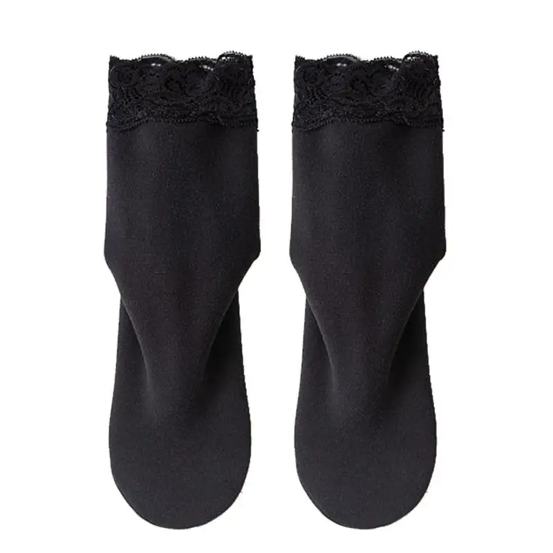 

Women Thermal Socks Soft Thick Comfort Casual Acrylic Thermal Socks Warm Cozy Lace Winter Socks Gifts For Women Girls