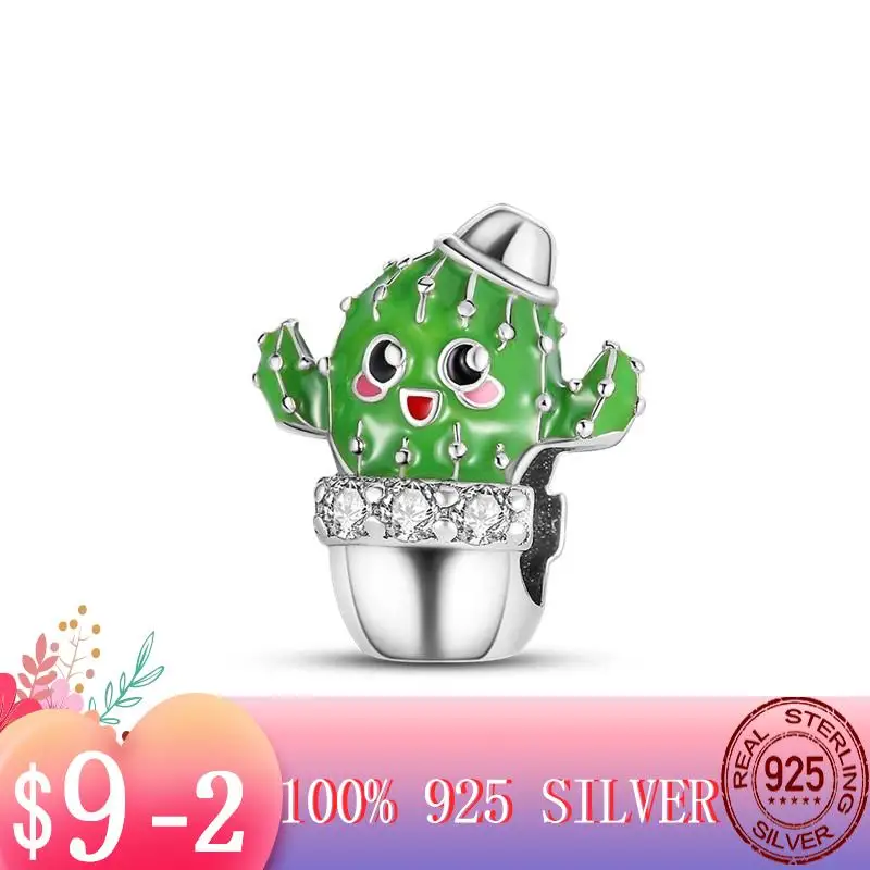 

Подвеска-кактус из серебра 2022 пробы, 925 дюйма