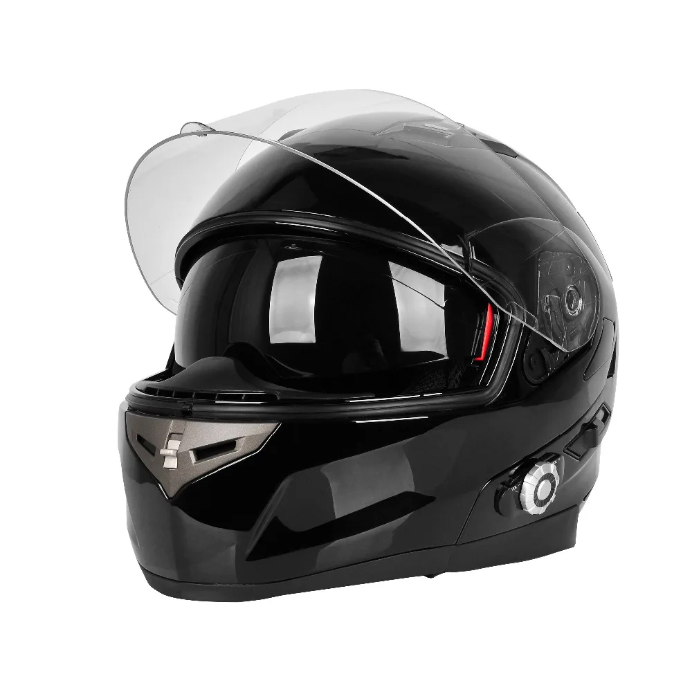 

Motorcycle bluetooth helmet: FM Radio, 5 00 meters intercom range, 3 riders group talking BM2-S