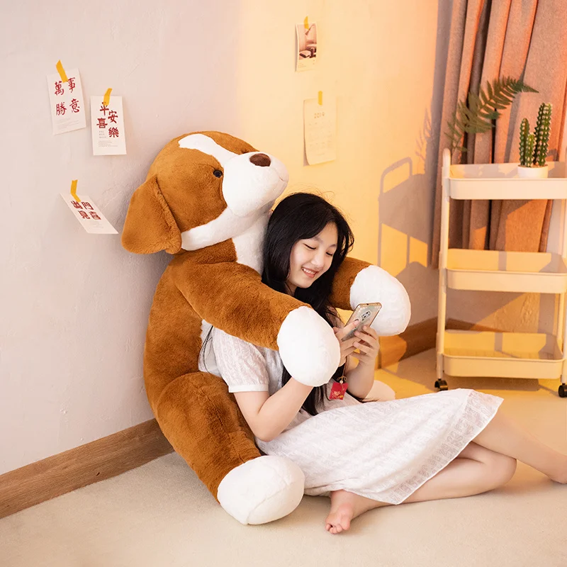 Реалистичные Плюшевые игрушки Border Collie 50/70/100 см мягкие щенки куклы-животные