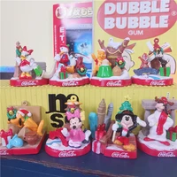 disney doll figure coca cala mickey minnie goofy donald duck pendant accessories ornaments children present