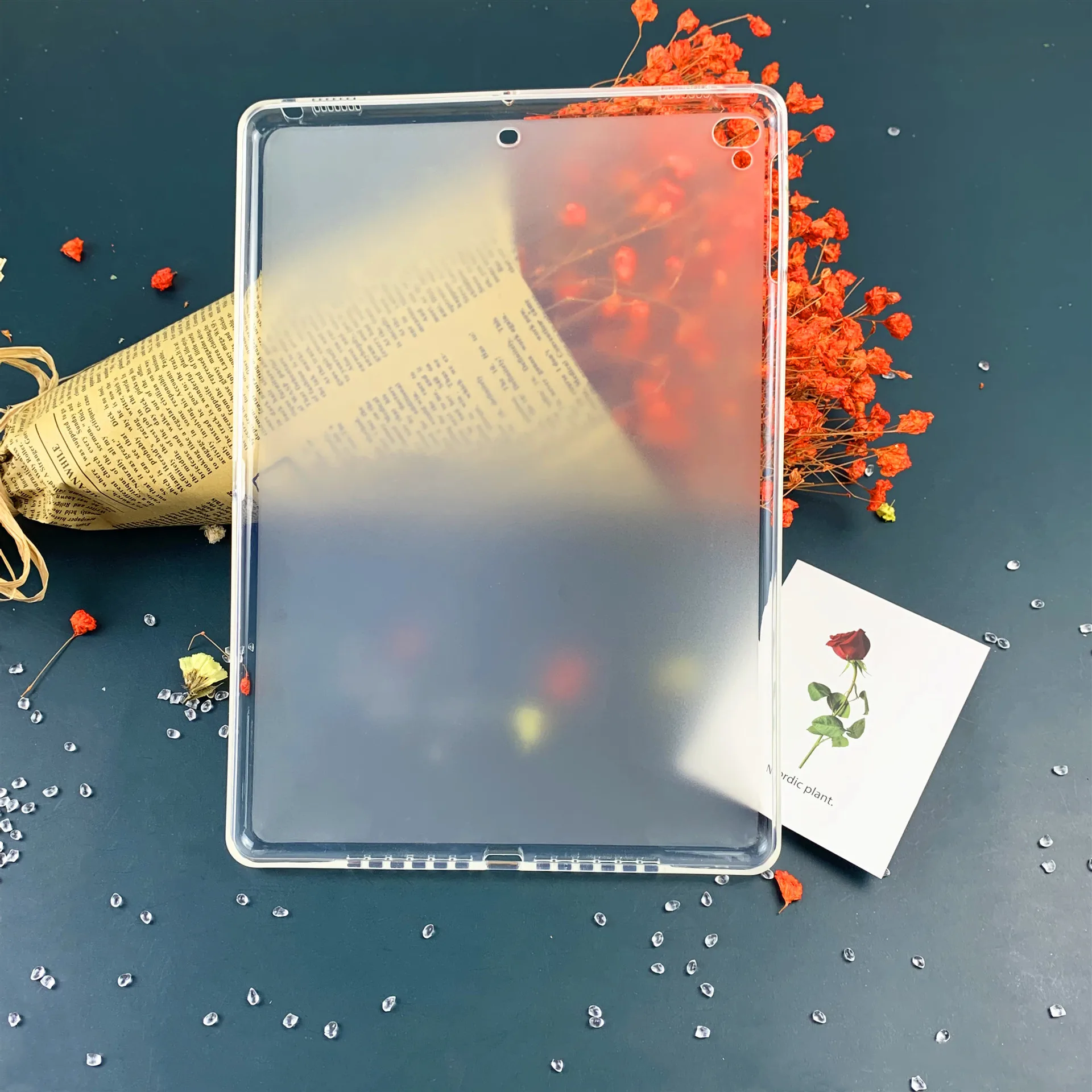 Чехол для планшета iPad 9 7 2018 2017 A1893 A1954 A1822 гибкая мягкая черная задняя крышка из ТПУ