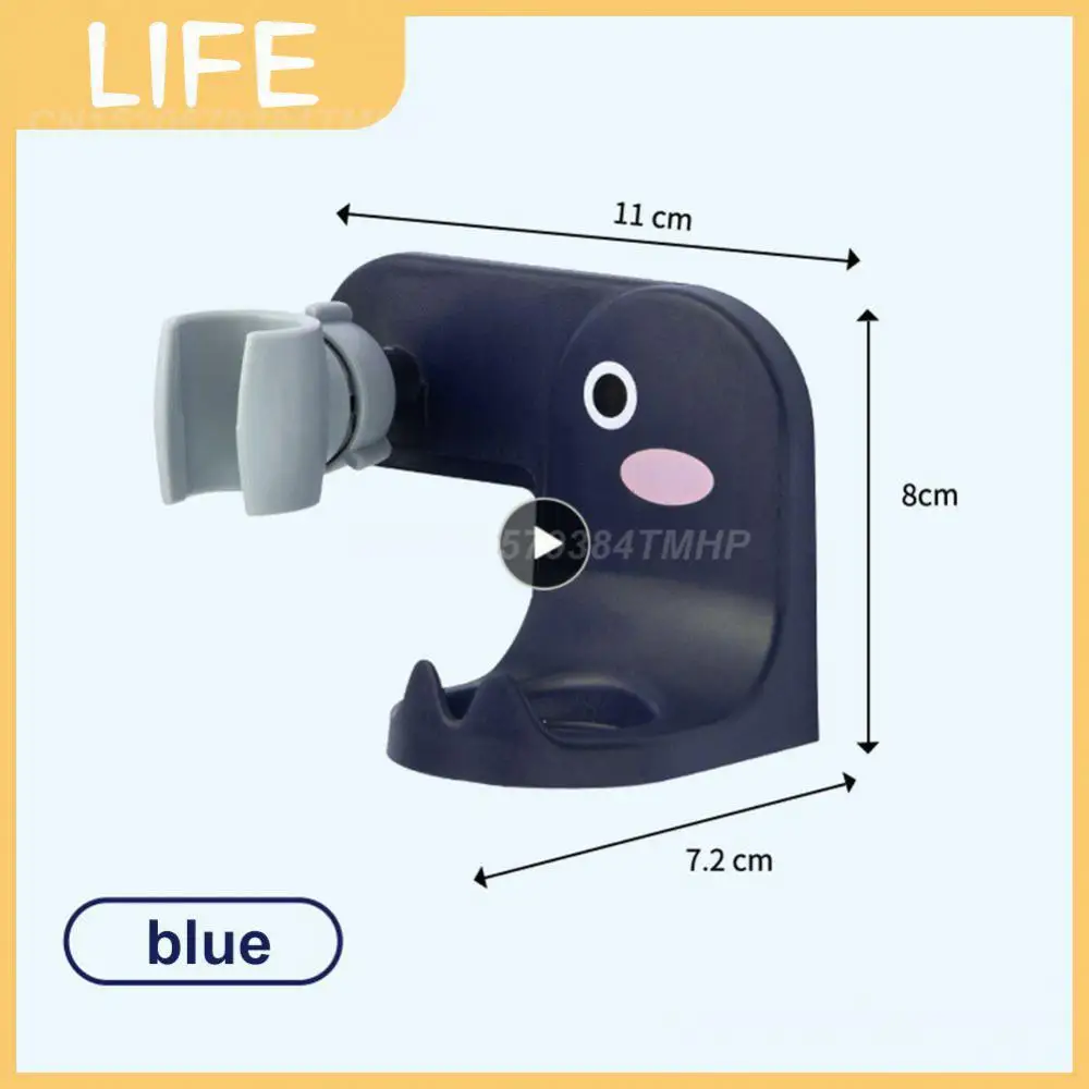 

Drying Base Adjustable Self-adhesive Shower Bracket Shower Head Holder Shower Head Fixer Wall Mounted Shampoo Holder Free Punch