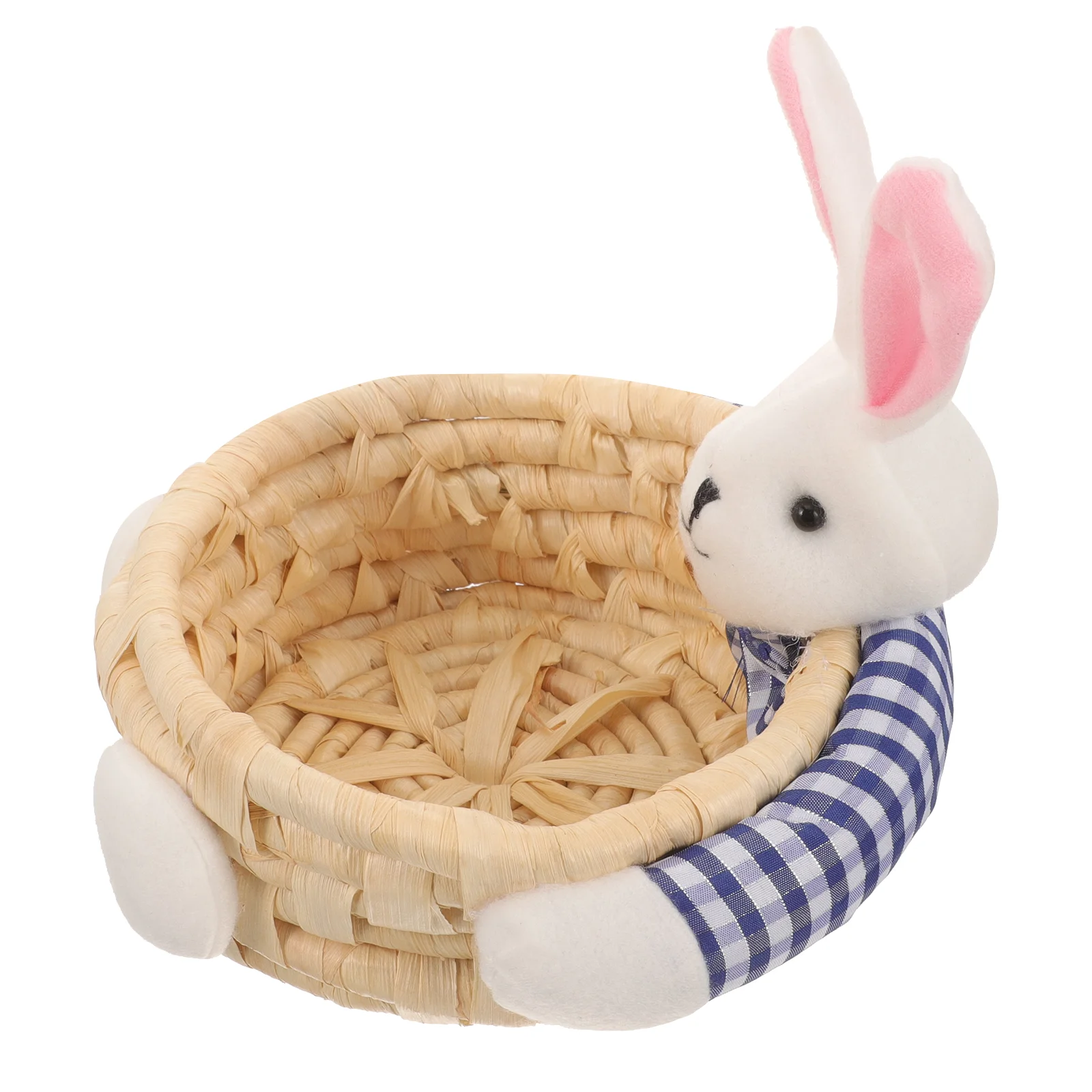 

Woven Design Storage Holder Pastoral Style Basket Container Snack Storage Basket