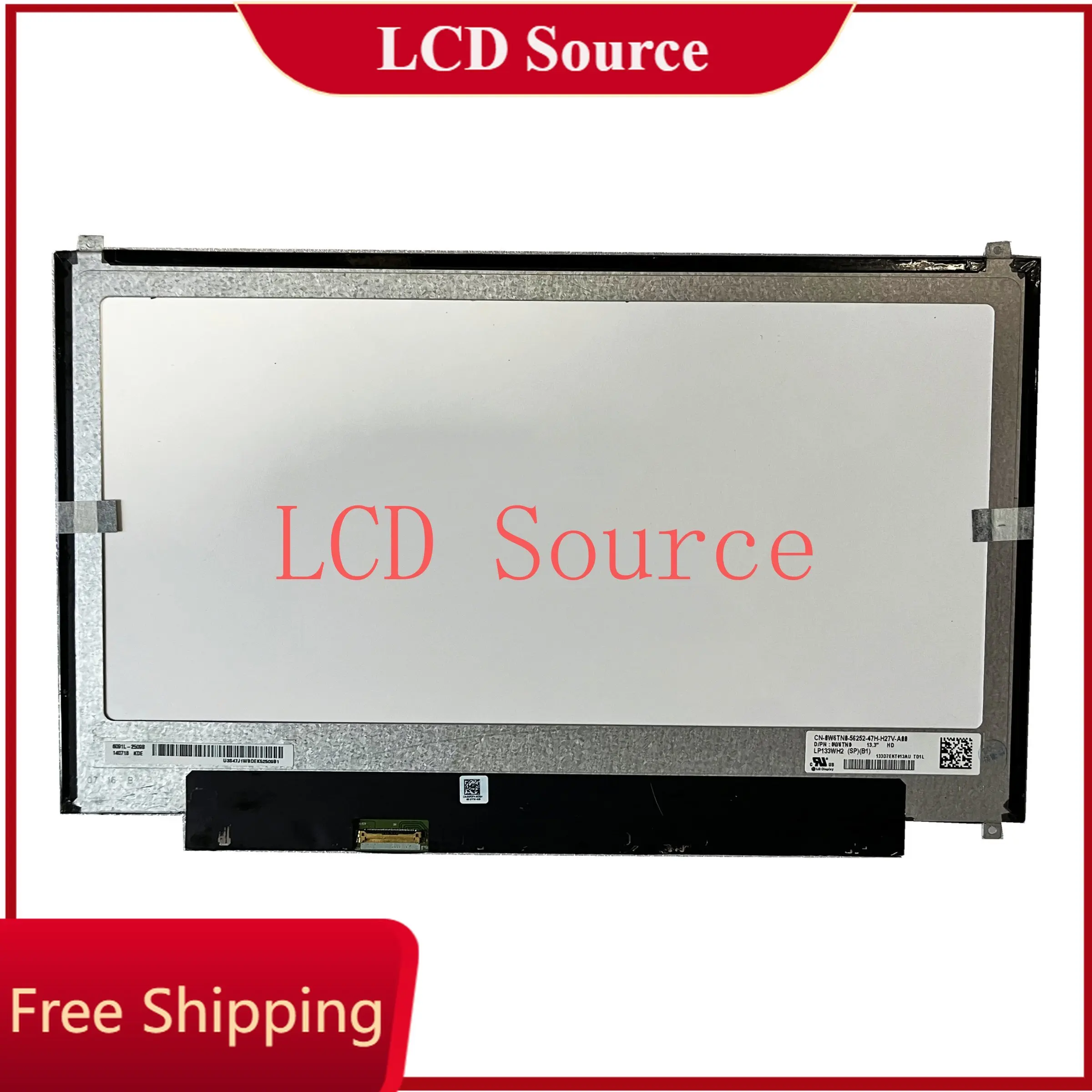 Оригинальный светодиодный экран для ноутбука LP133WH2 SPB1 13,3 дюйма, 30 контактов, 1366*768