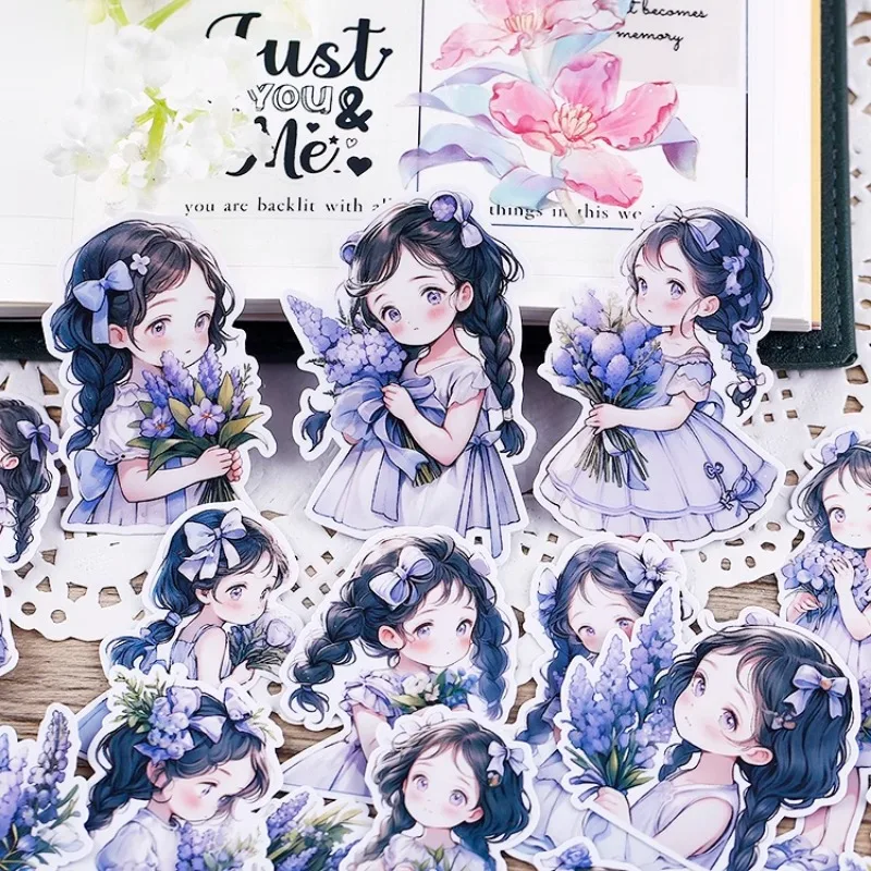 

Водостойкие лавандовые наклейки BLINGIRD для девочек