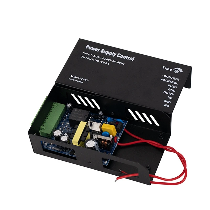 

HFES DC12V 5A Door Access Control System Switch Power Supply Adapter AC 90-260V For Access Control Machine