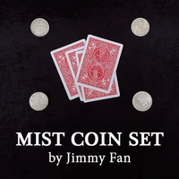 mist coin set by jimmy fan magic tricks magic props coin magic close up performer illusions coin vanish appear magician funny