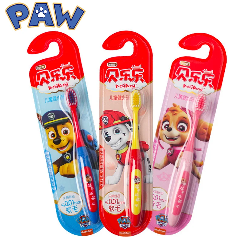 

Paw Patrol Kids Toothbrush Puppy Rescue Cartoon Printed Chase Skye Daily Use Soft Bristles Children Boy Toothbrush Birthday Gift