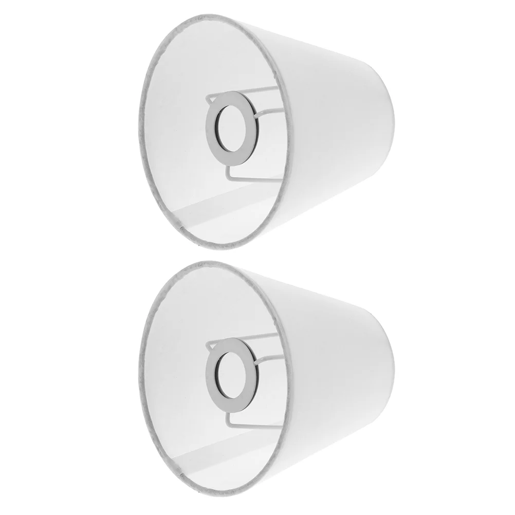

2Pcs Multifunction Lampshade Household Table Light Shade White