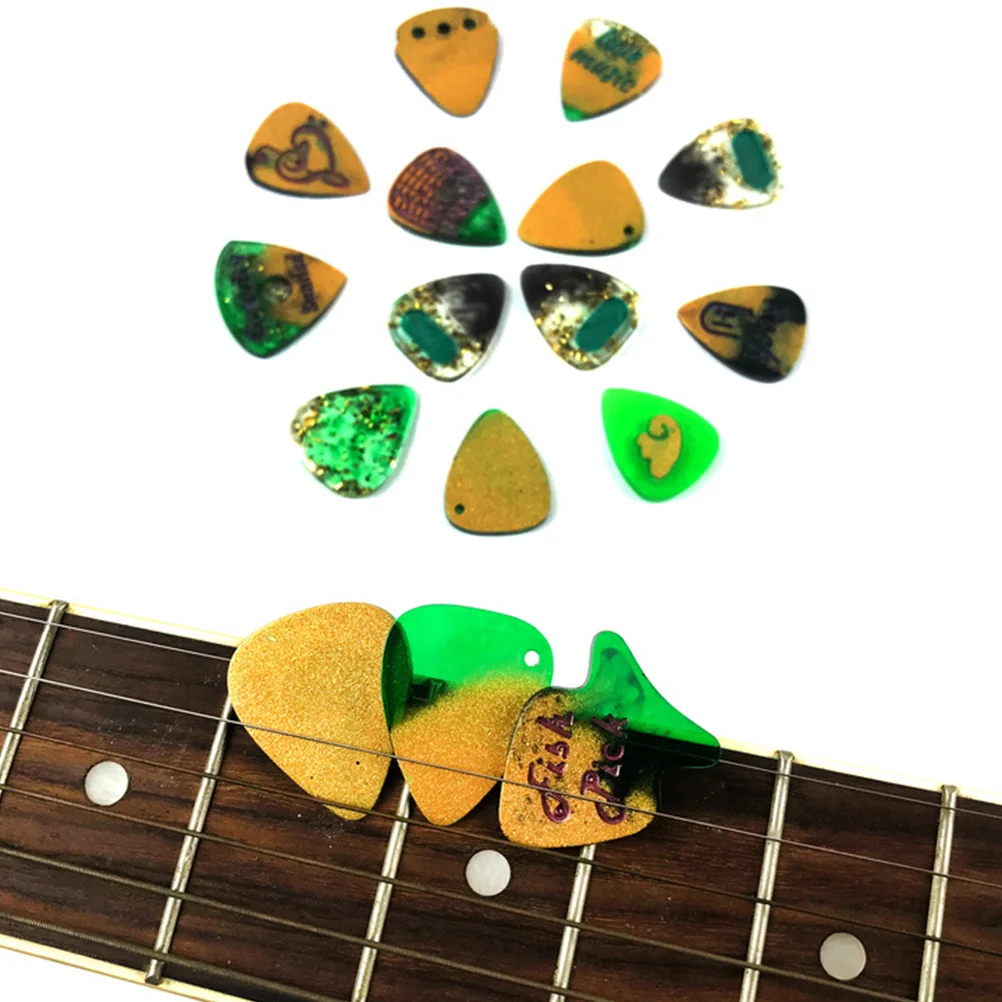 

4x Epoxy Casting Decor DIY DIY DIY Crafts Mold For Guitar Picks DIY