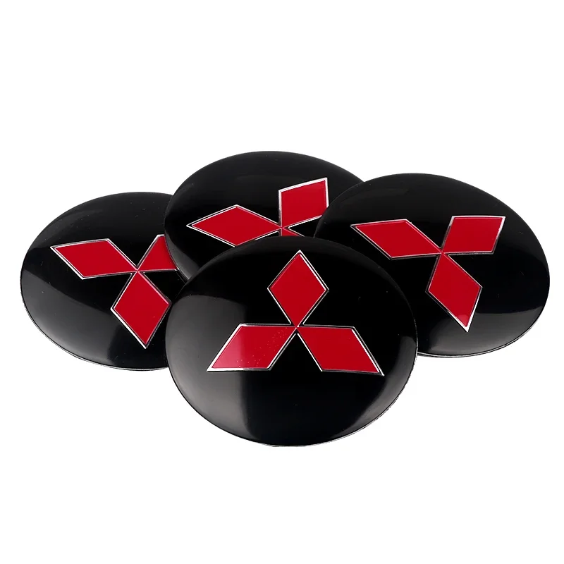 

4 шт., 56 мм, наклейка на крышку автомобиля, центральная крышка ступицы колеса, наклейка для MITSUBISHI Ralliart Lancer Competition Outlander ASX AIRTREK
