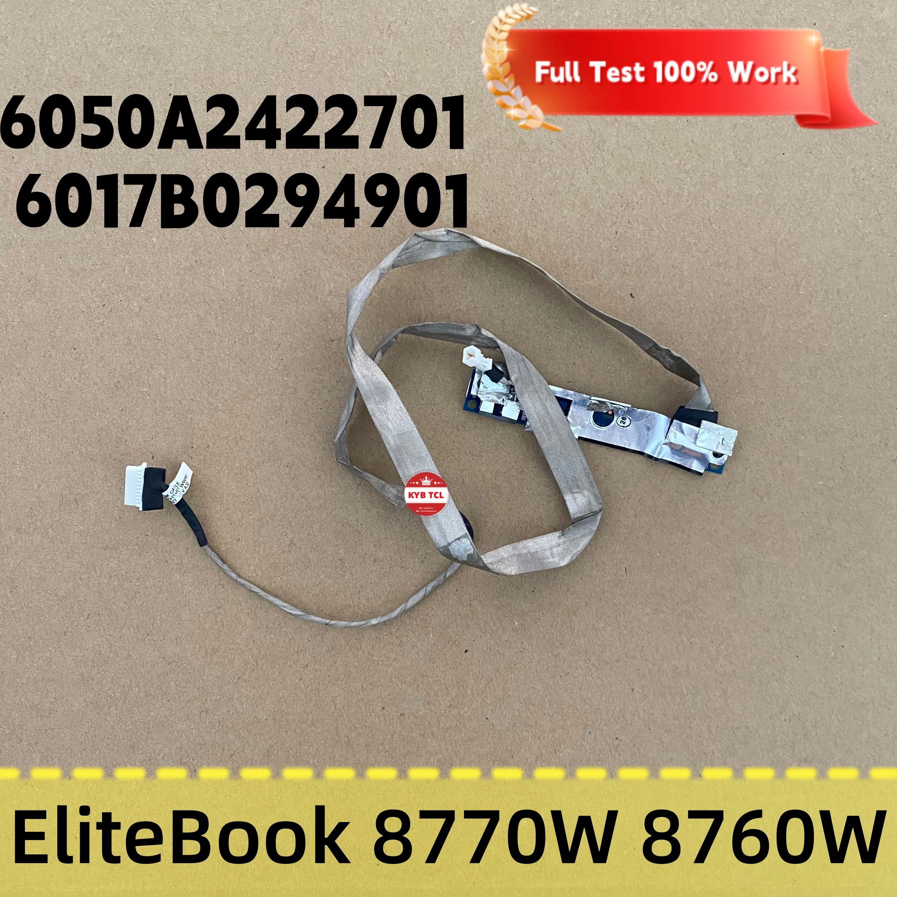 Фото Для HP EliteBook 8760w 8770W микрофонный модуль, плата или кабель, антенна Wi-Fi или кабель сенсорной панели 6050A2422701 6017B0294901 №3