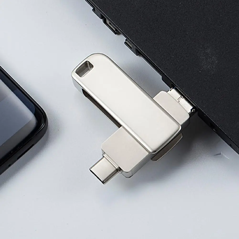 

Solid Useful 16GB 32GB 64GB 128GB Type-C USB Flash Drive Storage Device Metal Pen Drive Effective for Smart Phone
