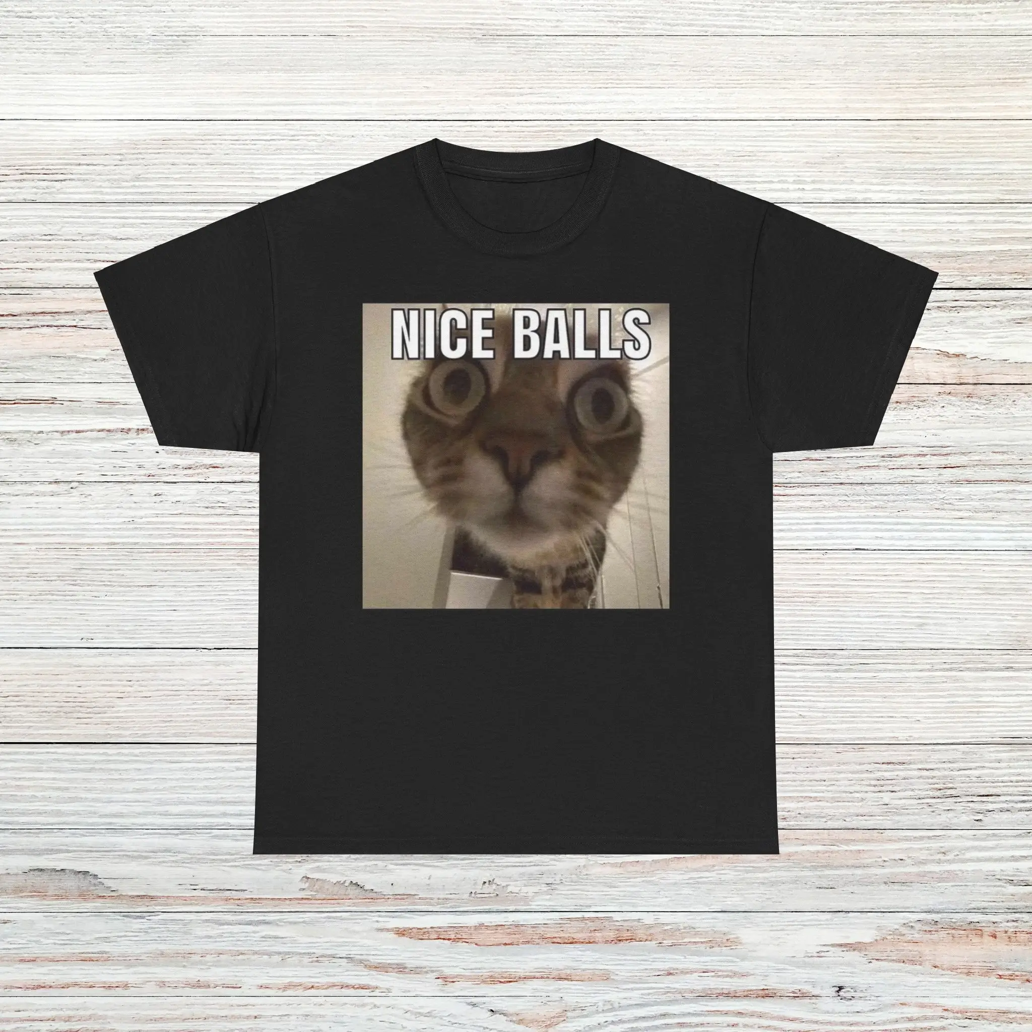 Хлопковая футболка для мужчин и женщин Nice Balls 6 цветов на выбор