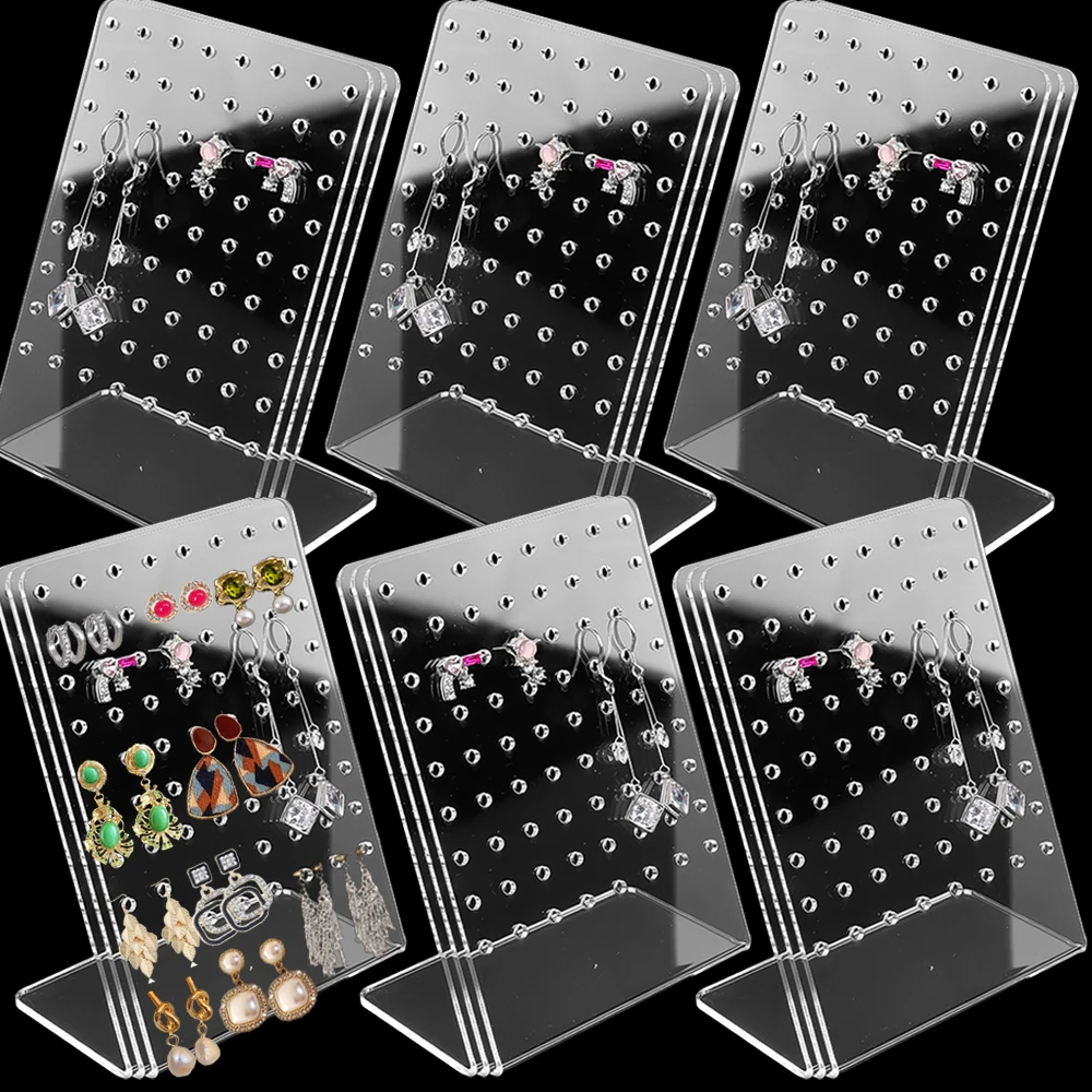 

Акриловая подставка для сережек 72 отверстий