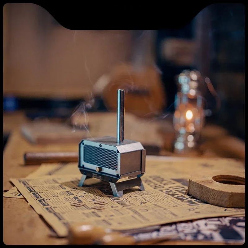 Мини-дровая печь GOOUT STRINGHILL из нержавеющей стали складная портативная уличная