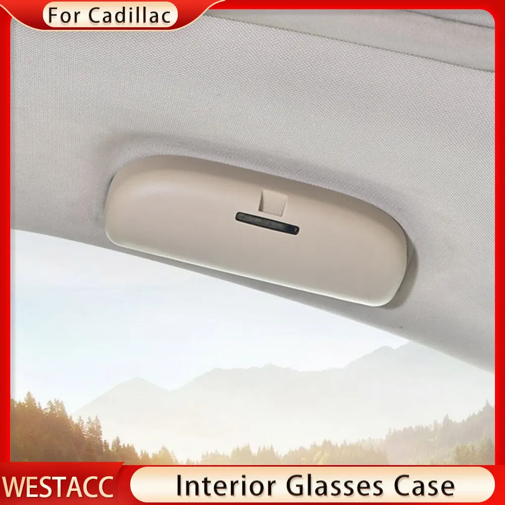 

Автомобильные очки ABS, держатель для солнцезащитных очков, держатель для Cadillac XTS SRX SLS CT6 CT5, коробка для хранения солнцезащитных очков, аксесс...