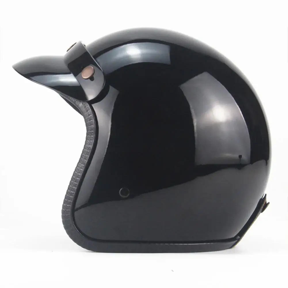 

Unisex Motorcycle Riding Helmet Half Helmets Shock-absorbing Lightweight 3/4 Retro Vintage Motorcycle Half Helmets Safety Hat