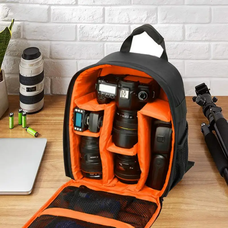 

Большой емкости фотокамера водонепроницаемый плечевой рюкзак видео штатив DSLR сумка W/дождевик для canonnikonsonypentax