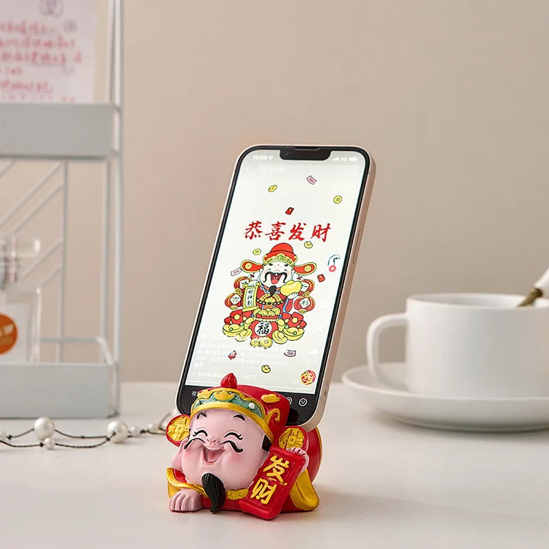 Милые полимерные золотые статуэтки богатые украшения на удачу автомобильные