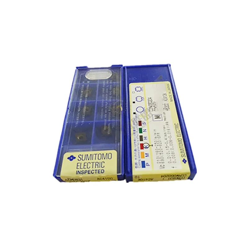 

10pcs SUMITOMO 100% Original CCMW CCMW0602 CCMW0602 CCMW060204 AC410K Insert Quality CNC Lathe Insert Tools
