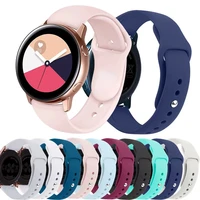 20mm 22mm silicone band for samsung galaxy watch 4active 2huawei watch 42mm sports bracelet wristband for amazfit bip correa