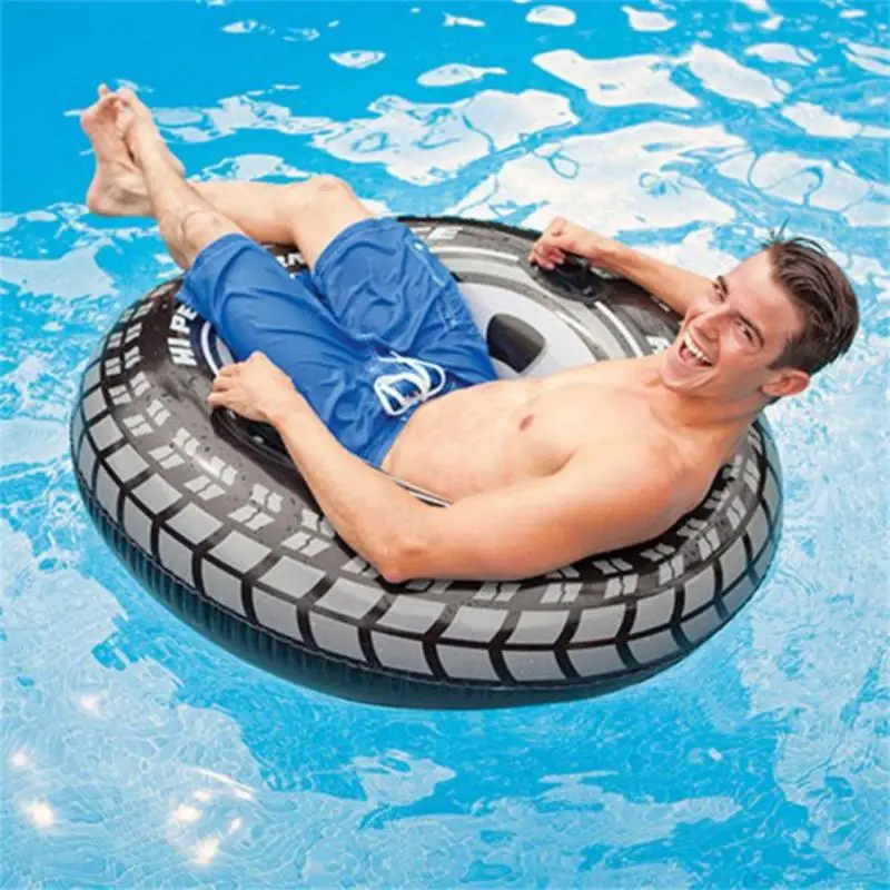 

Swimming Ring PVC Inflatable Adult Child Universal Inflation Floating Tire Ring Summer Beach Swimming Pool Training Accessories