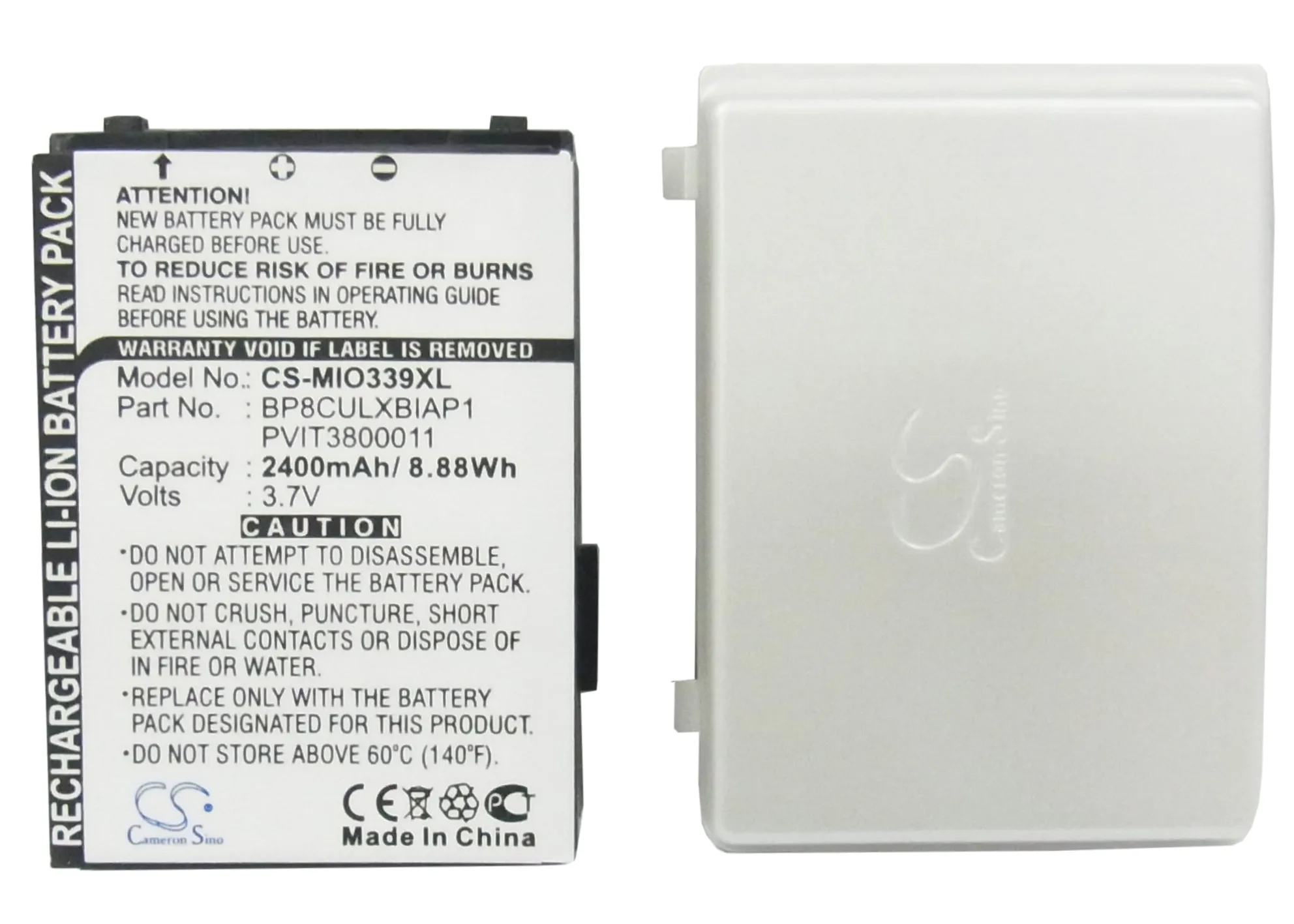 

CS 2400mAh Battery For Mio 339 Mio 339BT P4 V36