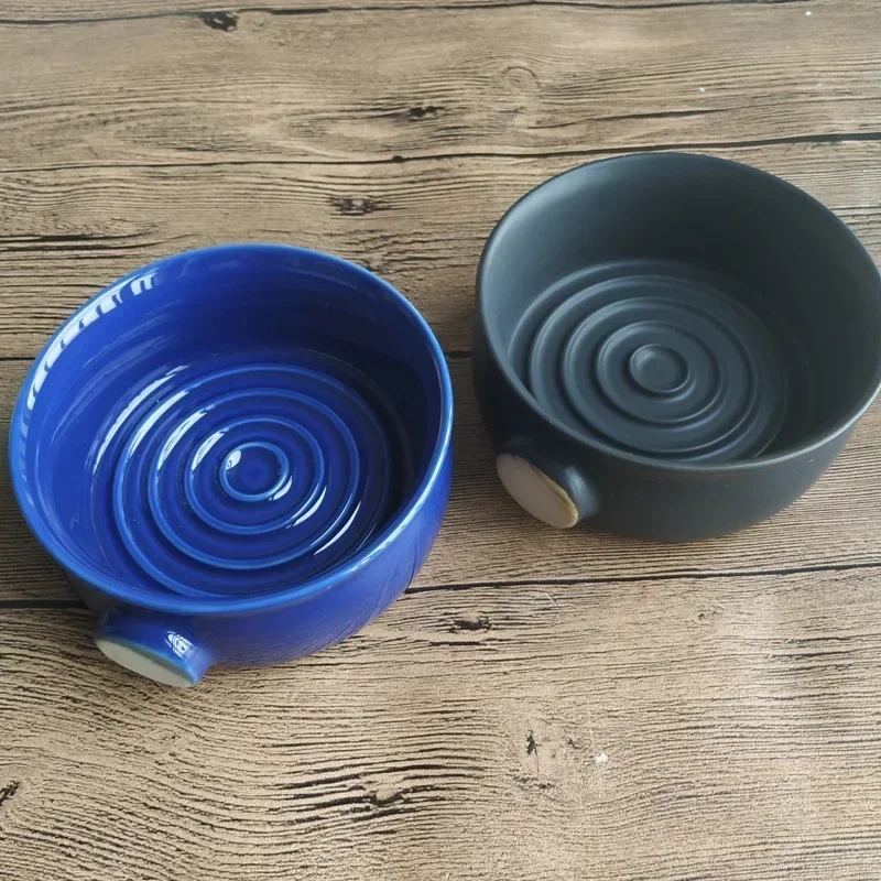 Спиральная Керамическая Чаша-кисть Для Бритья С Широким Горлышком В