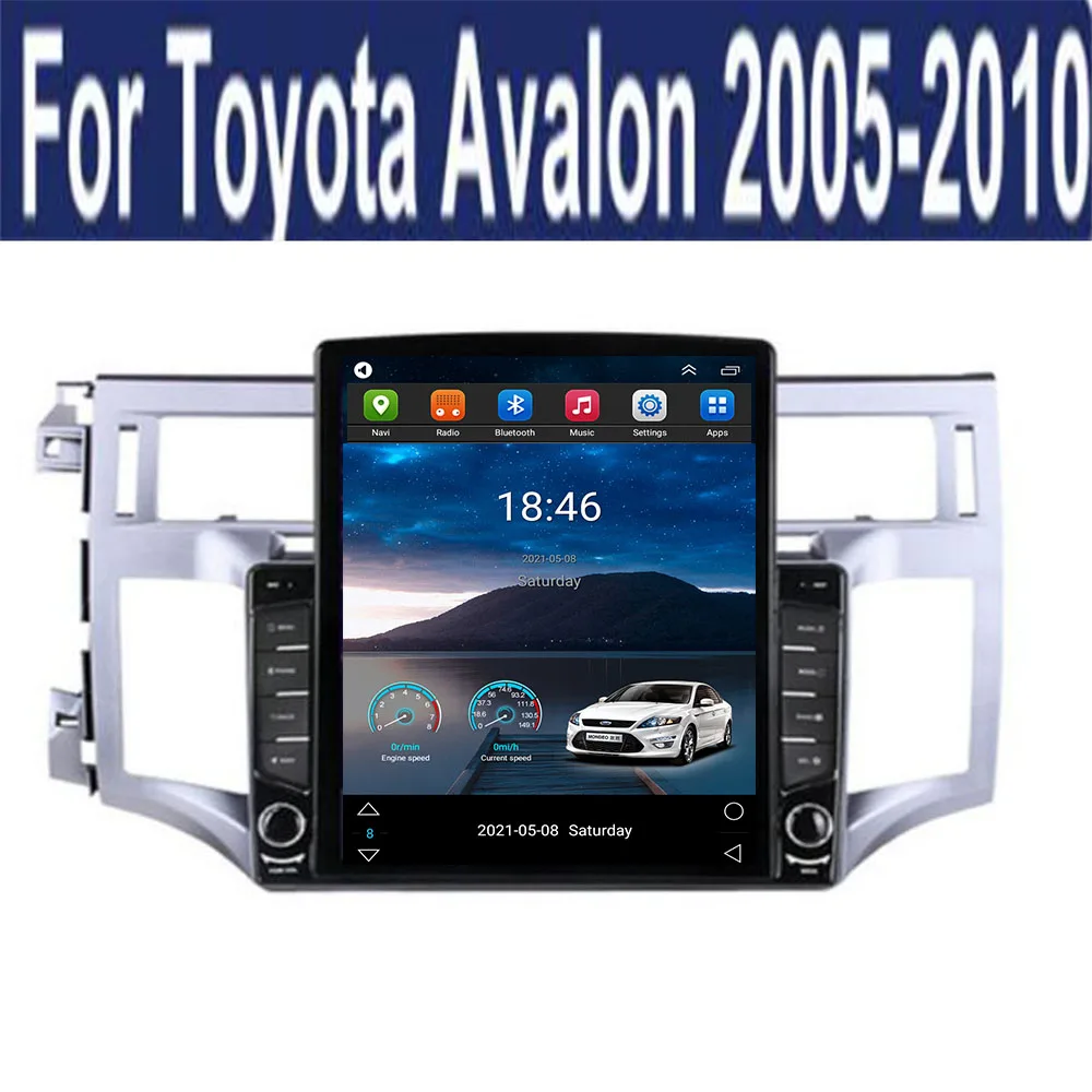 

For Tesla Style 2Din Android 12 Car Radio For Toyota Avalon 2006-2010 Multimedia Video Player GPS Stereo Carplay DSP RDS Camera