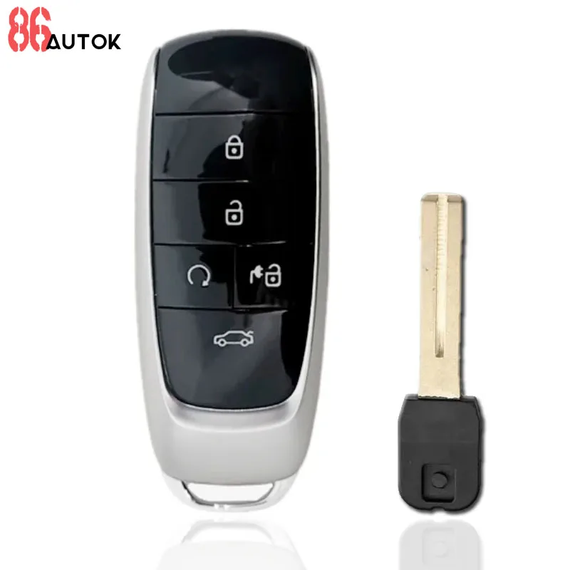 Keyless Go Car Smart Remote Key 4A Chip 433MHZ для двигателя GAC Trumpchi Aion Y S AION V IA5 Интеллектуальный