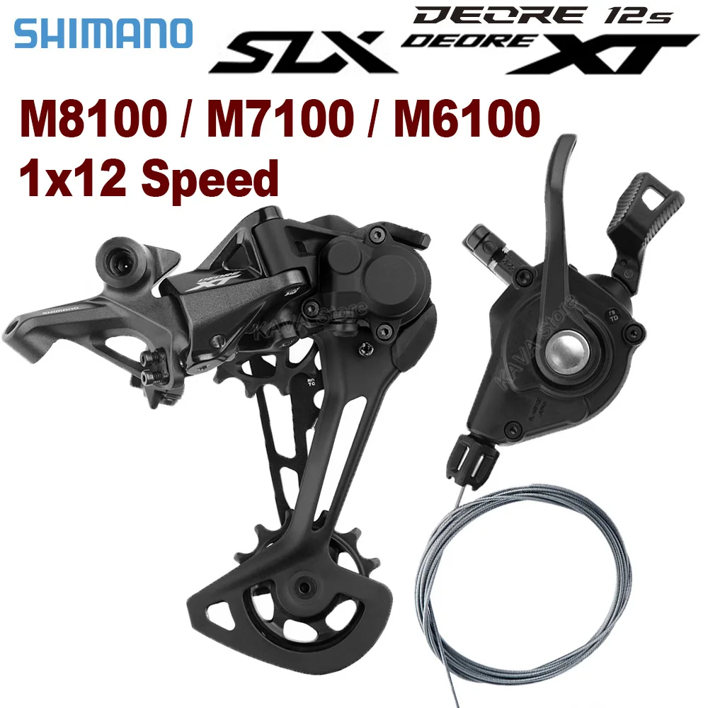 

Shimano Deore 12S XT M8100 Shifter Derailleur SLX M7100 12 Speed Rear Derailleur M6100 RD MTB 12V Groupset Mountain Bike SL+RD