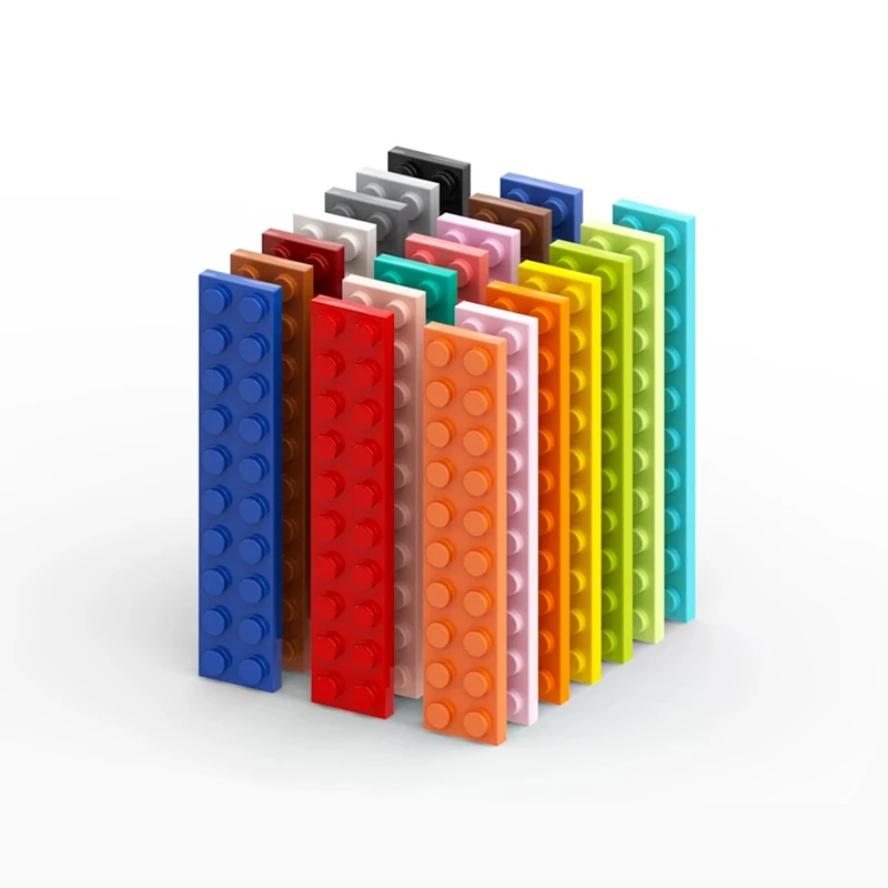28 шт. пластина 2x10 точек, совместимая 3832, самоблокирующиеся кирпичи, строительные блоки, игрушки, аксессуары (art.: 3920d1fc424cd) - 3920d1fc424cd