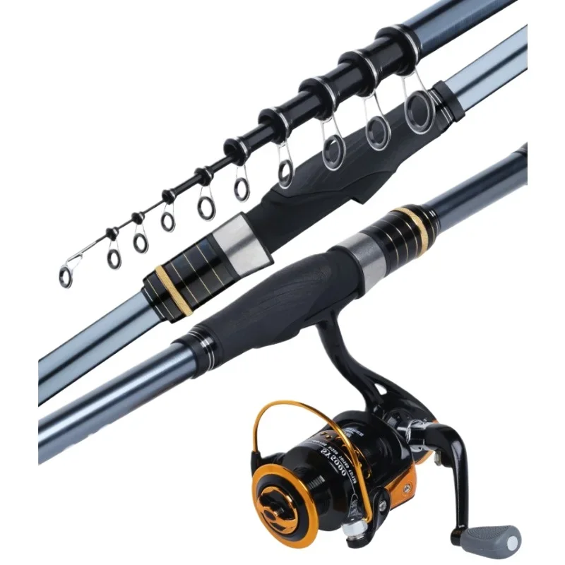 Набор удилищ для морской рыбалки удилище ловли на скалах из углеродного