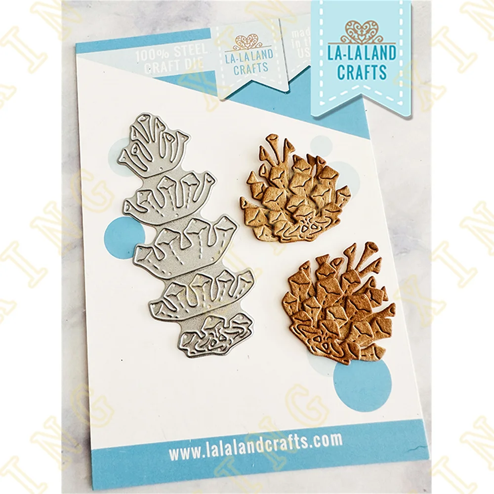 

Layered Pinecone 2022 New Arrival Metal Cutting Dies Cut Die Mold Craft Decoration Embossing Template Diy Greeting Card Handmade